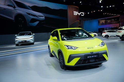 บีวายดี ประเทศไทย จับมือ เรเว่ ออโตโมทีฟ สร้างประวัติศาสตร์ครั้งใหม่ของวงการยานยนต์ ครั้งแรกของโลก! กับการเปิดตัวรถยนต์ใหม่ถึง 4 รุ่นพร้อมกัน ภายใต้แบรนด์BYD  พร้อมจัดทัพรถยนต์พลังงานใหม่กว่า 40 คัน ร่วมสร้างปรากฏการณ์แห่งอนาคต