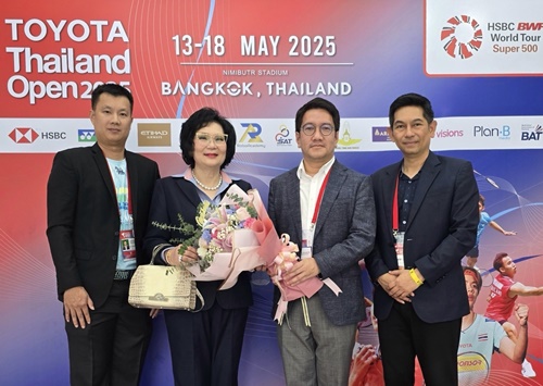 กรังด์ปรีซ์ฯ ร่วมแสดงความยินดีประธานสมาพันธ์แบดมินตันโลกคนใหม่