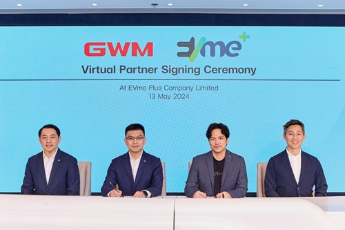 เกรท วอลล์ มอเตอร์ จับมือ EVme เปิด Virtual Platform การขายรถยนต์ไฟฟ้ารูปแบบใหม่  ต่อยอดนโยบายราคาเดียว ขยายช่องทางส่งมอบรถยนต์คุณภาพสู่มือผู้บริโภคชาวไทย