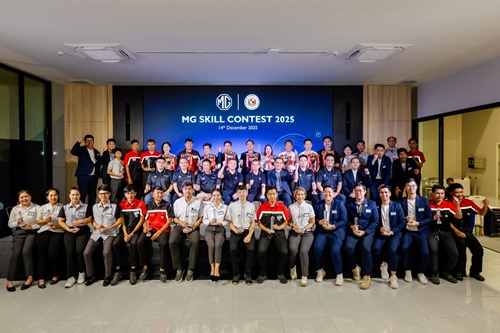 เอ็มจี มุ่งมั่นยกระดับ การบริการหลังการขาย  จัดการแข่งขัน MG SKILL CONTEST 2025